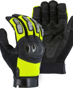 Majestic 2123HVY, Knuckle Guard, Heavyweight, Hi Vis Gloves /$ per Dozen